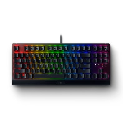 Teclado Gamer Mecânico Razer BlackWidow V3 TKL, Switches Amarelo, RGB - RZ03-03491800
