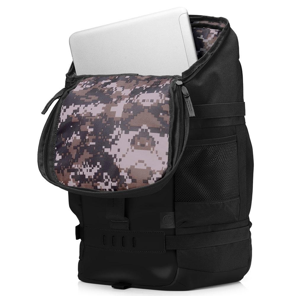 Mochila HP Odyssey para Notebook até 15,6´ - Resistente a água com bolso separado para notebook e costas acolchoadas - Preta - L8J88AA Mochila HP Odyssey para Notebook até 15,6´ - Resistente a água com bolso separado para notebook e costas acolchoadas - Preta - L8J88AA