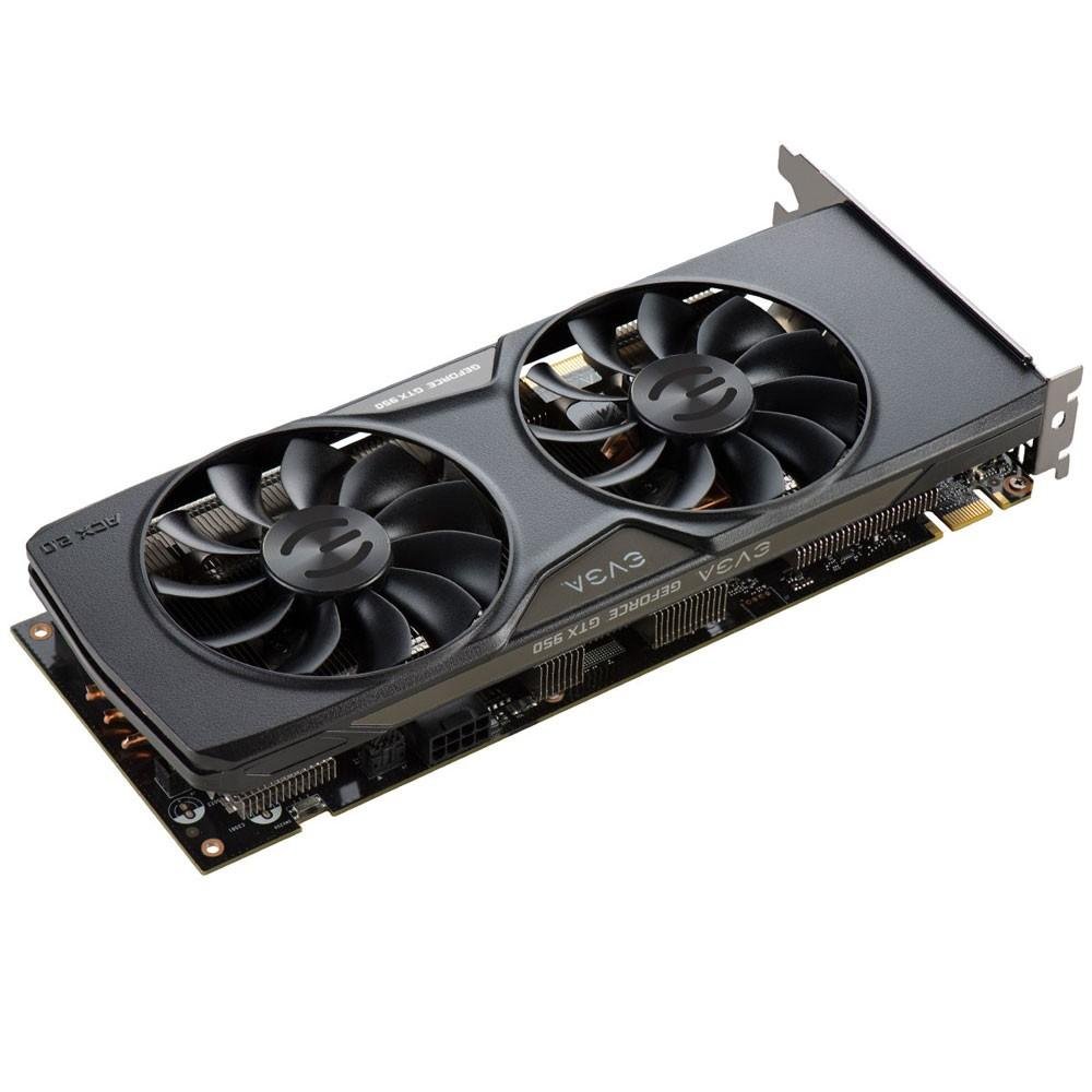 Placa de Vídeo VGA EVGA GeForce GTX 950 2GB DDR5 02G-P4-1955-KR