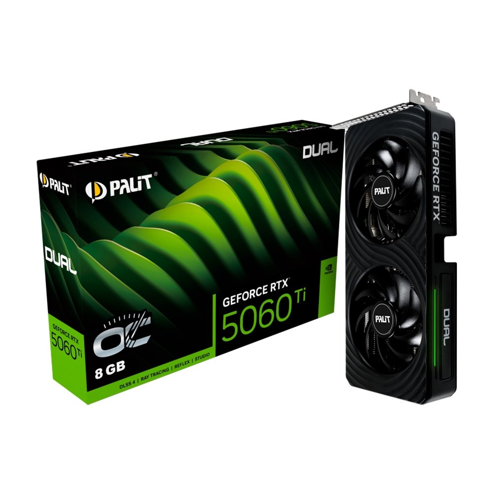 RTX 5060 Ti Palit Dual OC 8GB GDDR7 | KaBuM!