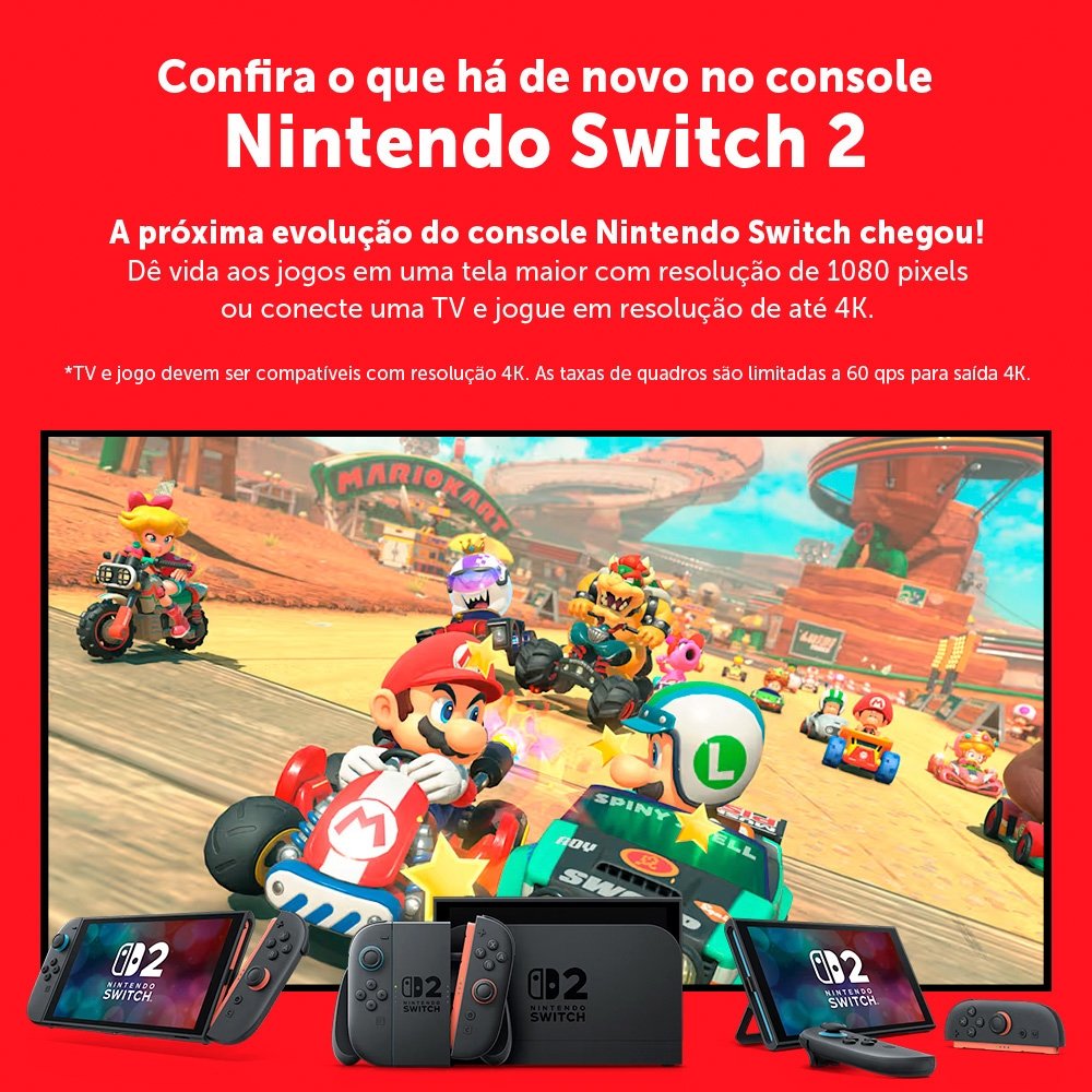 Nintendo Switch 2 + Mario Kart World | KaBuM!
