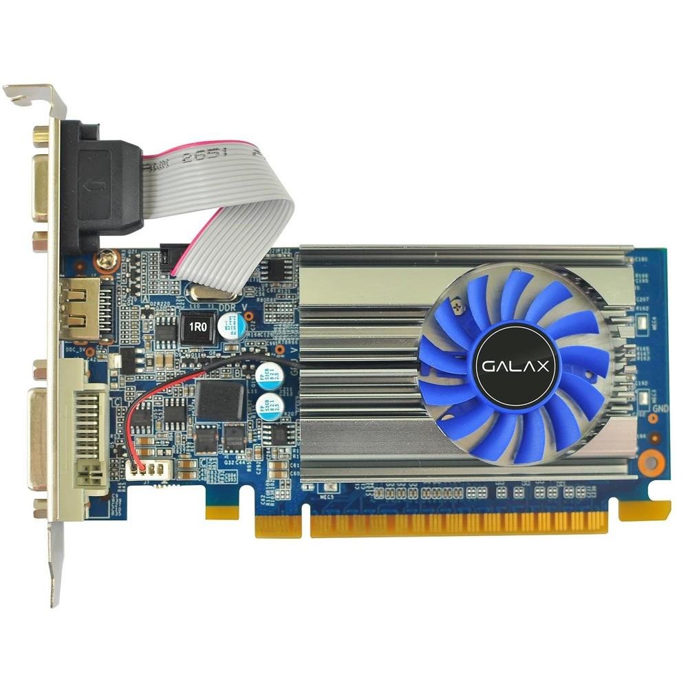 Placa de Vídeo Galax NVIDIA GeForce GT 710 Mainstream 2GB, GDDR3 - 71GPH4HXJ4FN Placa de Vídeo Galax NVIDIA GeForce GT 710 Mainstream 2GB, GDDR3 - 71GPH4HXJ4FN