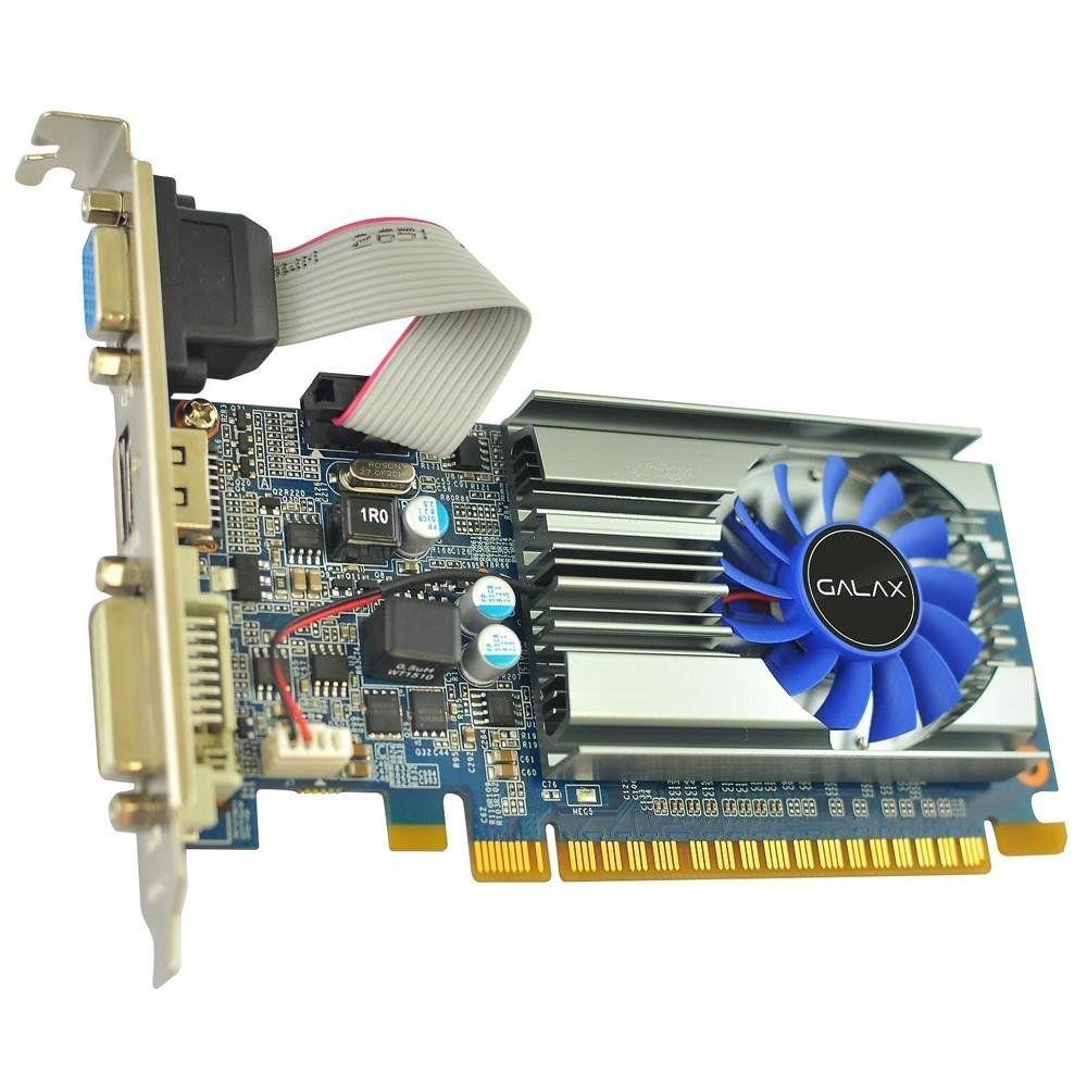 Placa de Vídeo Galax NVIDIA GeForce GT 710 Mainstream 2GB, GDDR3 - 71GPH4HXJ4FN Placa de Vídeo Galax NVIDIA GeForce GT 710 Mainstream 2GB, GDDR3 - 71GPH4HXJ4FN