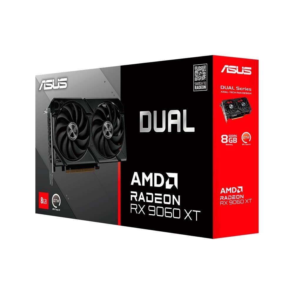 Placa de Vídeo RX 9060 XT 8G Dual | KaBuM!