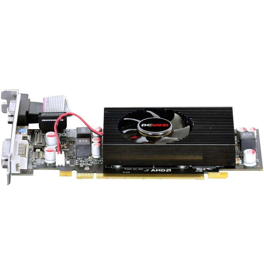 Placa de Vídeo VGA AMD PcYes RADEON HD 6570 2GB DDR5 128Bits OC Edition Low Profile (LP Kit Incluso) PS657012802D5LP Placa de Vídeo VGA AMD PcYes RADEON HD 6570 2GB DDR5 128Bits OC Edition Low Profile (LP Kit Incluso) PS657012802D5LP