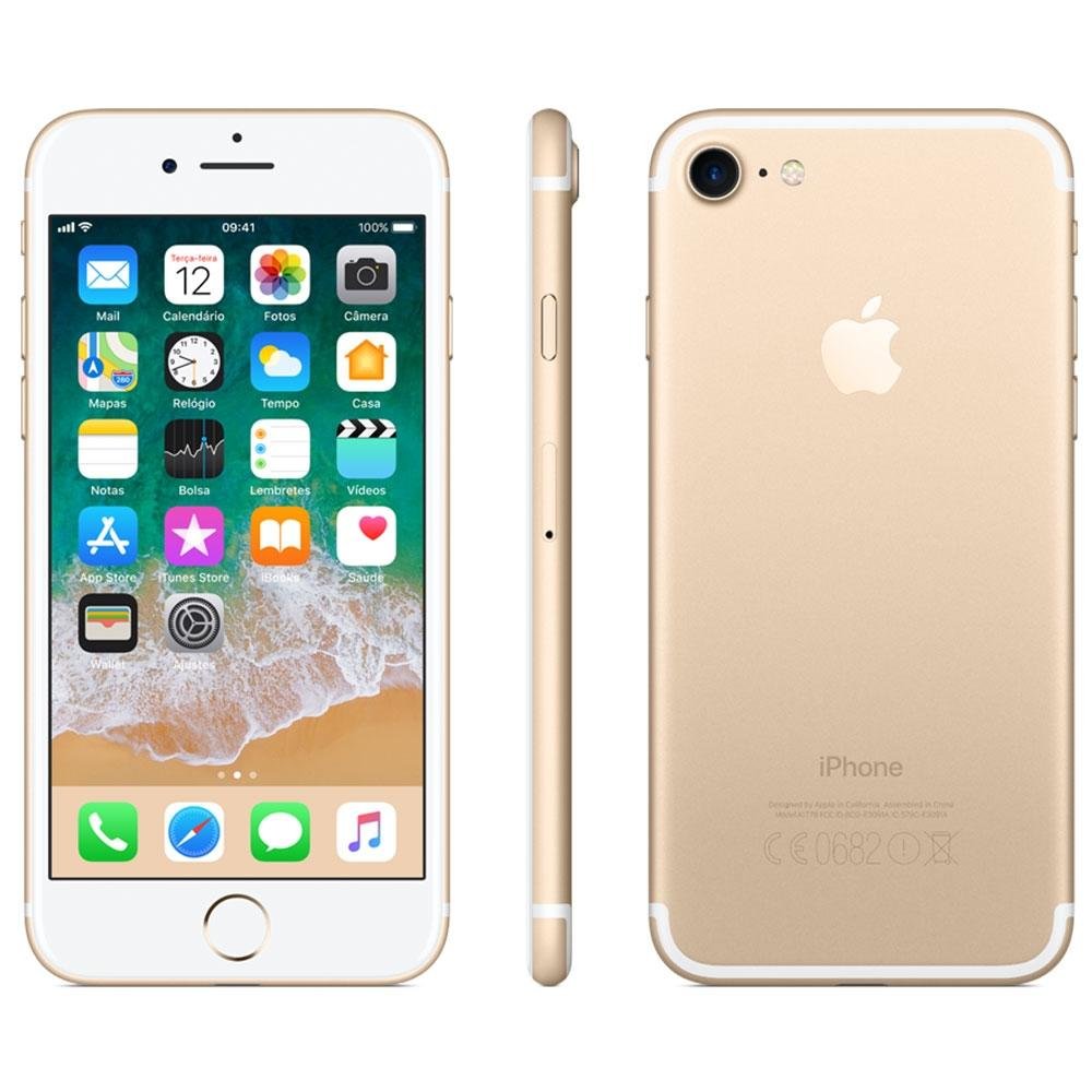 iPhone 7 Dourado, 128GB - MN942 iPhone 7 Dourado, 128GB - MN942