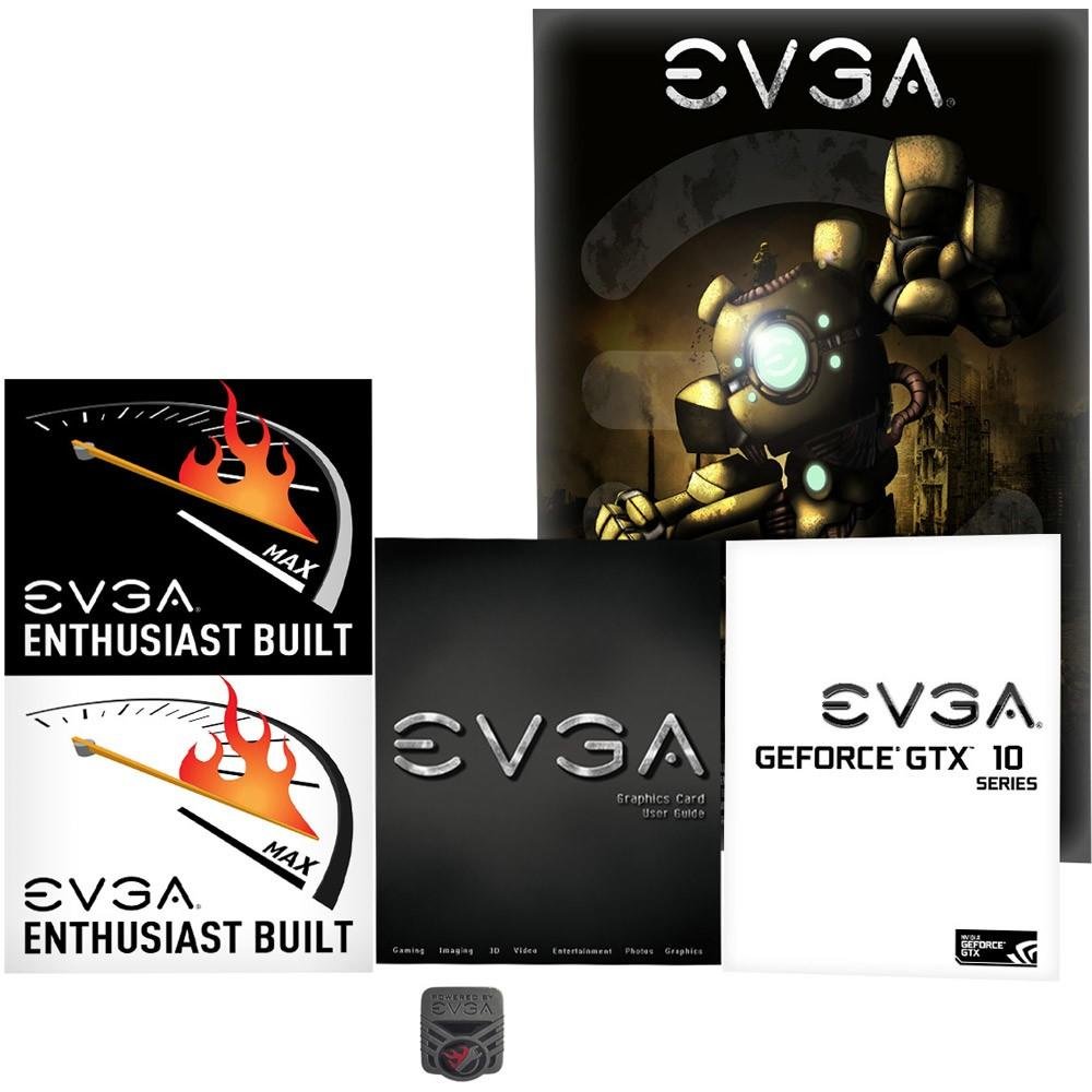Placa de Vídeo VGA NVIDIA EVGA GEFORCE GTX 1080 8GB GDDR5 X 256Bits - 08G-P4-5180-KR Placa de Vídeo VGA NVIDIA EVGA GEFORCE GTX 1080 8GB GDDR5 X 256Bits - 08G-P4-5180-KR