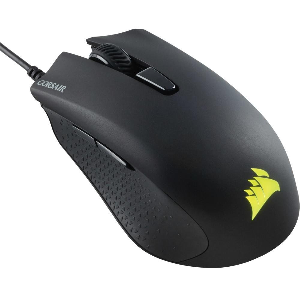 Mouse Gamer Corsair Harpoon, RGB, 6 Botões, 6000DPI, Preto - CH-9301011-NA Mouse Gamer Corsair Harpoon, RGB, 6 Botões, 6000DPI, Preto - CH-9301011-NA