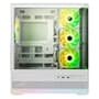 Gabinete Gamer MSI MAG Pano 110R PZ White, Mid Tower, Lateral em Vidro, 4x FANs ARGB, M-ATX, Branco - PANO110RPZWHT