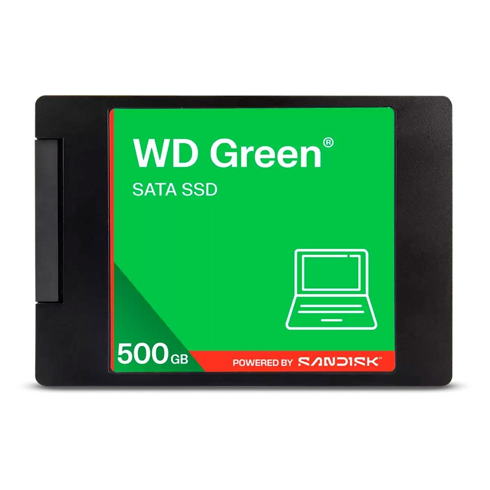SSD SanDisk WD Green SATA, 500GB, 2.5", Leitura: 545MB/s, Gravação: 430MB/s - WDS500G5G0A