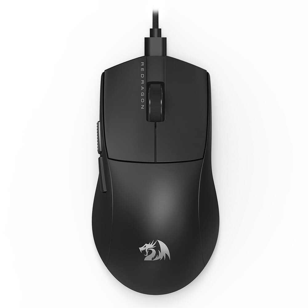Mouse Gamer Redragon K1ng 1k M724, 12400 DPI, Ambidestro, 1000Hz, USB Tipo-C, Preto - M724 Mouse Gamer Redragon K1ng 1k M724, 12400 DPI, Ambidestro, 1000Hz, USB Tipo-C, Preto - M724