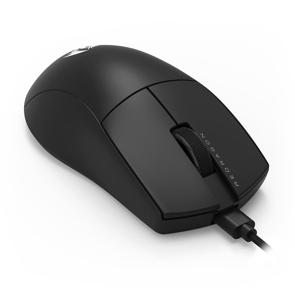 Mouse Gamer Redragon K1ng 1k M724, 12400 DPI, Ambidestro, 1000Hz, USB Tipo-C, Preto - M724 Mouse Gamer Redragon K1ng 1k M724, 12400 DPI, Ambidestro, 1000Hz, USB Tipo-C, Preto - M724