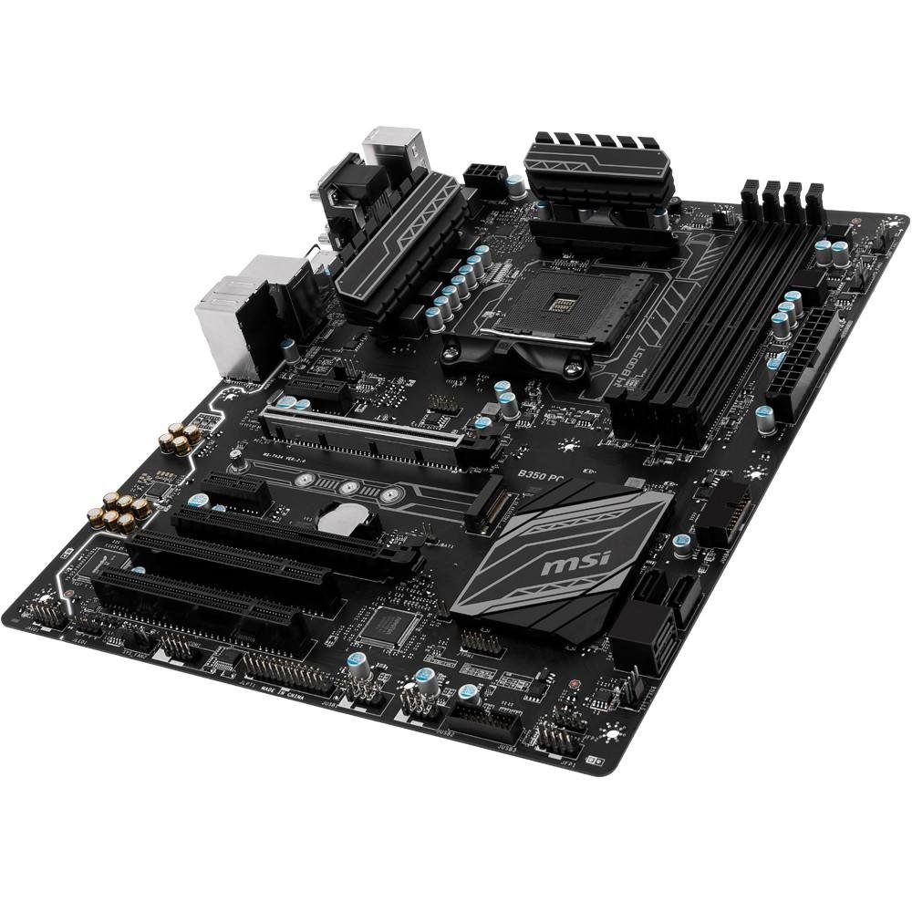 Placa-Mãe MSI p/ AMD AM4 ATX B350 PC MATE DDR4 Placa-Mãe MSI p/ AMD AM4 ATX B350 PC MATE DDR4