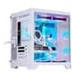 Gabinete Liketec Ilusion Snow, Mid Tower, Frontal e Lateral em Vidro, Sem FANs, Branco - LC-CB2X3-ILUSIONW