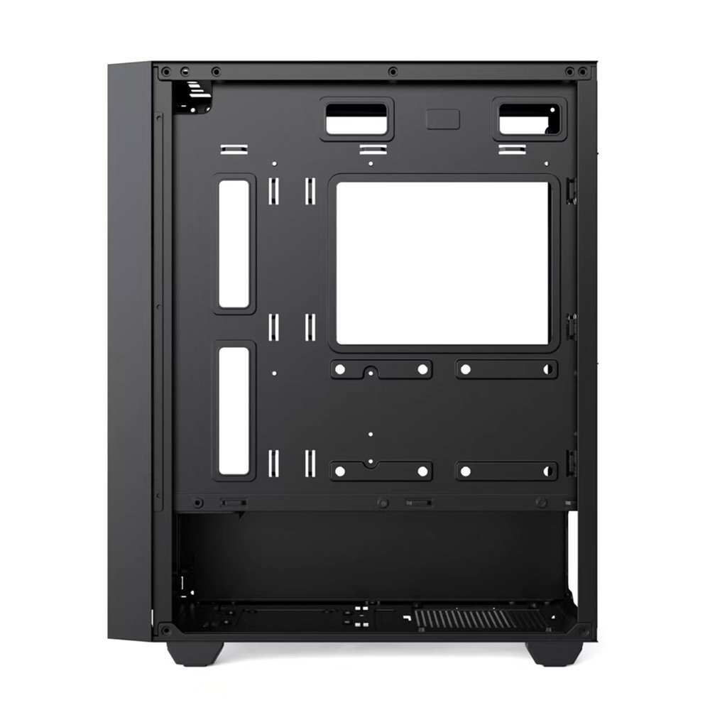 Gabinete Gamer Hyrax Tower HGB240, Mini Tower, M-ATX, Com 3 Ventoinhas RGB, Lateral Em Vidro Temperado, Preto - HGB240B-RGB