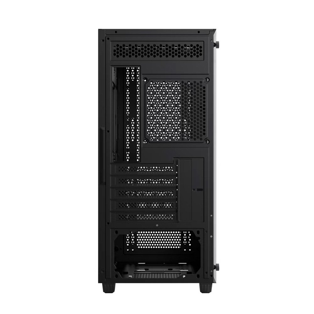 Gabinete Gamer Hyrax Tower HGB240, Mini Tower, M-ATX, Com 3 Ventoinhas RGB, Lateral Em Vidro Temperado, Preto - HGB240B-RGB