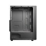 Gabinete Gamer Liketec Hurricane, Mid Tower, ATX, Frontal Mesh, Lateral em Vidro Temperado, 3x Fan, Preto- LC-AT-HURRICANE-3FR