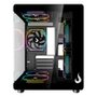 Gabinete Gamer Rise Mode Galaxy Glass X Mini, M-ATX, Lateral e Frontal em Vidro Temperado, Preto - RM-GA-GGXN-FB