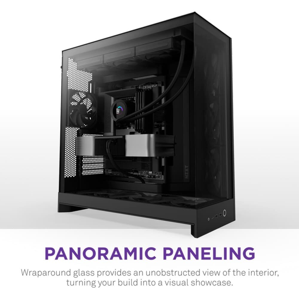 Gabinete Gamer NZXT H9 Flow | KaBuM!