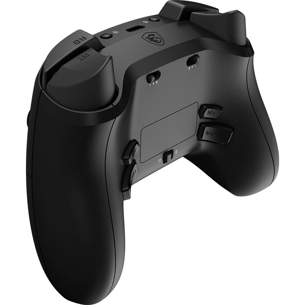 Controle Gamer Sem Fio MSI Force Pro, 2.4 GHz Wireless, Bluetooth, USB 2.0 Tipo-C, PC e Android, Preto - FORCEPROW Controle Gamer Sem Fio MSI Force Pro, 2.4 GHz Wireless, Bluetooth, USB 2.0 Tipo-C, PC e Android, Preto - FORCEPROW