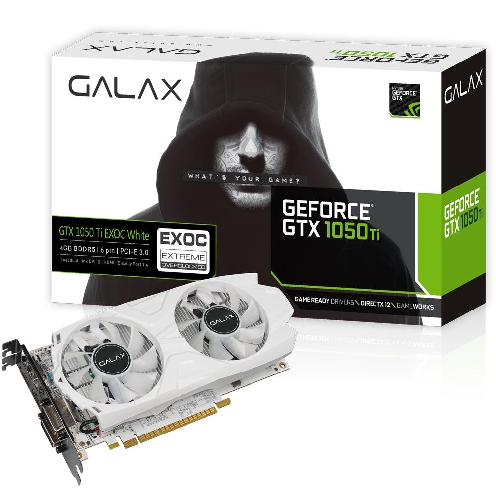 Placa de Vídeo Galax NVIDIA GeForce GTX 1050 Ti | KaBuM!