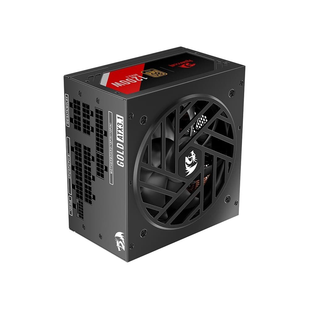 Fonte Gamer Redragon RGMS, 1200W Master, 80 Plus, Gold, Preto Gc-ms05