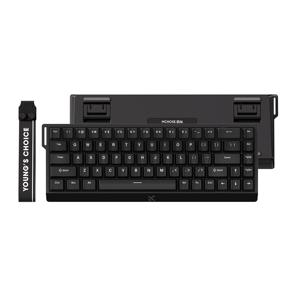 Teclado Magnético Gamer MCHOSE MC-Ace68-8, Switch Ice Blue Magnetic, USB, Preto - MC-Ace68-8