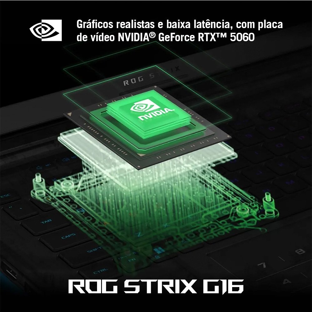 Notebook Gamer ASUS i9 RTX 5060 16GB | KaBuM!