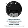 Robô Aspirador de Pó e Passa Pano KABUM! smart K1000, Mapeamento, MOP rotativo, até 7000PA, APP, Alexa/Google, Bivolt, Preto - KSAR1000PT