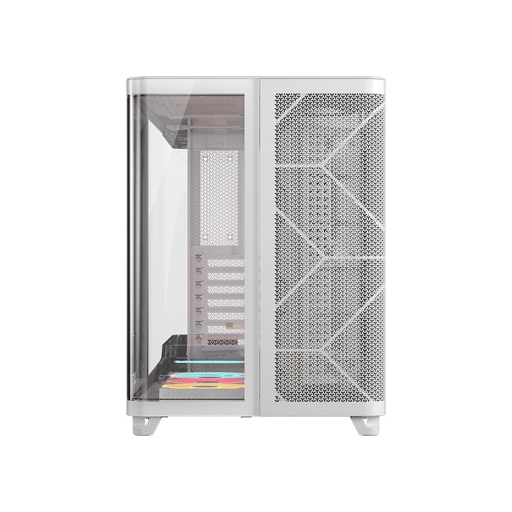 Gabinete Gamer Corsair AIR 5400, Mid-Tower, E-ATX, LX-R iCUE LINK, 3x Fans, Lateral e Frontal em Vidro Temperado, Branco - CC-9011321-WW Gabinete Gamer Corsair AIR 5400, Mid-Tower, E-ATX, LX-R iCUE LINK, 3x Fans, Lateral e Frontal em Vidro Temperado, Branco - CC-9011321-WW