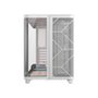 Gabinete Gamer Corsair AIR 5400, Mid-Tower, E-ATX, LX-R iCUE LINK, 3x Fans, Lateral e Frontal em Vidro Temperado, Branco - CC-9011321-WW