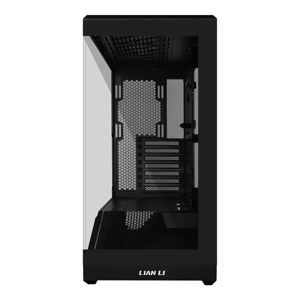 Gabinete Gamer Lian Li Vector V100, Mid-Tower, ATX, Vidro Temperado, ARGB, Sem FANs, Preto - V100X