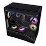 Gabinete Gamer Lian Li Vector V100, Mid-Tower, ATX, Vidro Temperado, ARGB, Sem FANs, Preto - V100X