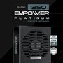 Fonte MACH1 EMPOWER, 1250W, Cybenetics Platinum, Modular, PFC Ativo, Preto - 1250EMPOWER