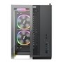 Gabinete Gamer 1STPLAYER RT5, Mid Tower, ATX, Lateral em Vidro Temperado, Preto - RT5-BK