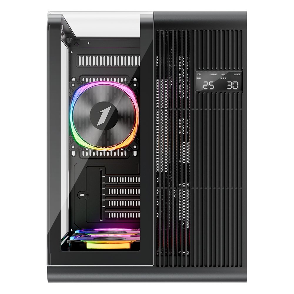 Gabinete Gamer 1STPLAYER RT5, Mid Tower, ATX, Lateral em Vidro Temperado, Preto - RT5-BK Gabinete Gamer 1STPLAYER RT5, Mid Tower, ATX, Lateral em Vidro Temperado, Preto - RT5-BK