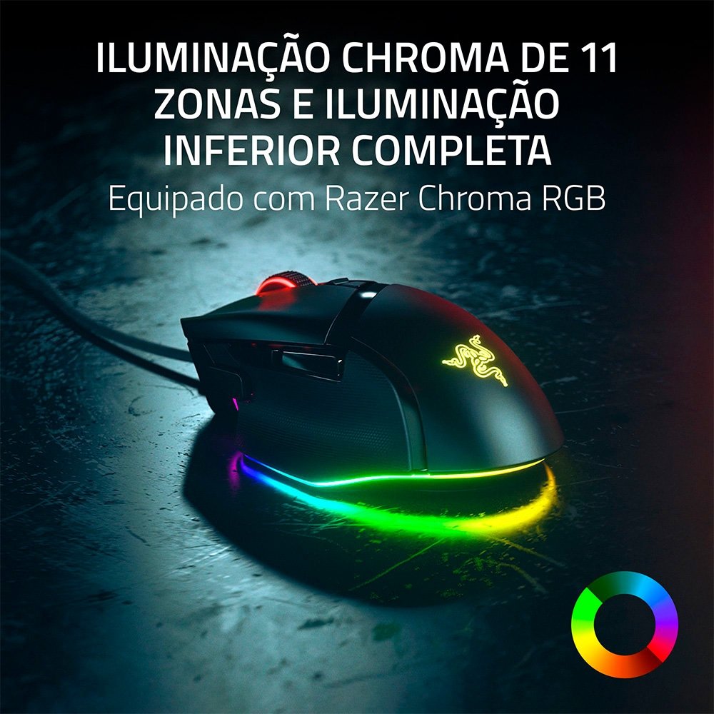 Razer Basilisk V3 35K | Sensor Focus Pro | KaBuM!