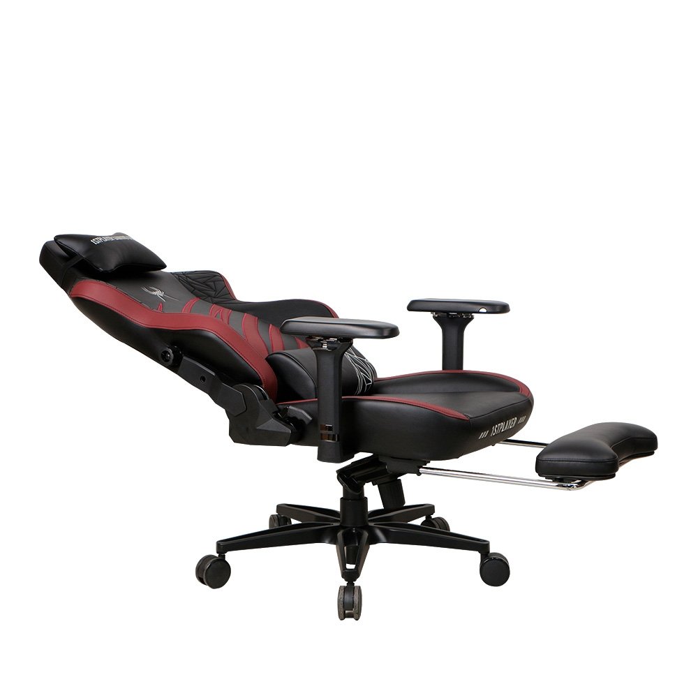 Cadeira Gamer 1STPLAYER DUKE, Até 160kg, Almofadas e Apoio para os Pés, Cilindro de Gás Classe 4, Preta e Vermelha - DUKE-FR-BKRE - view 8