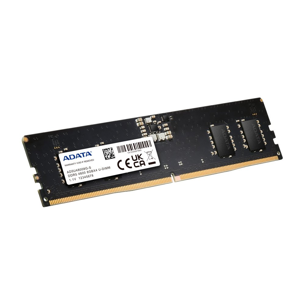 Memoria RAM Adata, 32GB (1x32GB), DDR5, 4800MHz, C40 - AD5U480032G-S