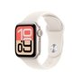 Apple Watch SE 3 GPS + Cellular, Caixa Estelar de Alumínio de 40 mm, Pulseira Esportiva Estelar, Tamanho M/G - MEP74AM/A