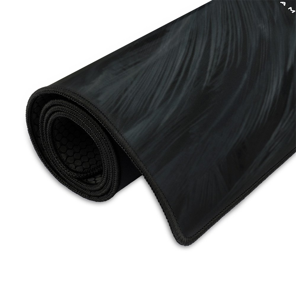 Mousepad Gamer Redragon Flamengo Mantle, 400x900x4mm, Preto e Vemelho - Fl032