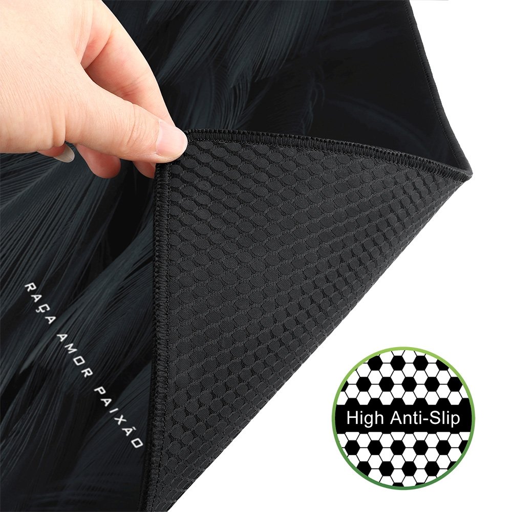 Mousepad Gamer Redragon Flamengo Mantle, 400x900x4mm, Preto e Vemelho - Fl032