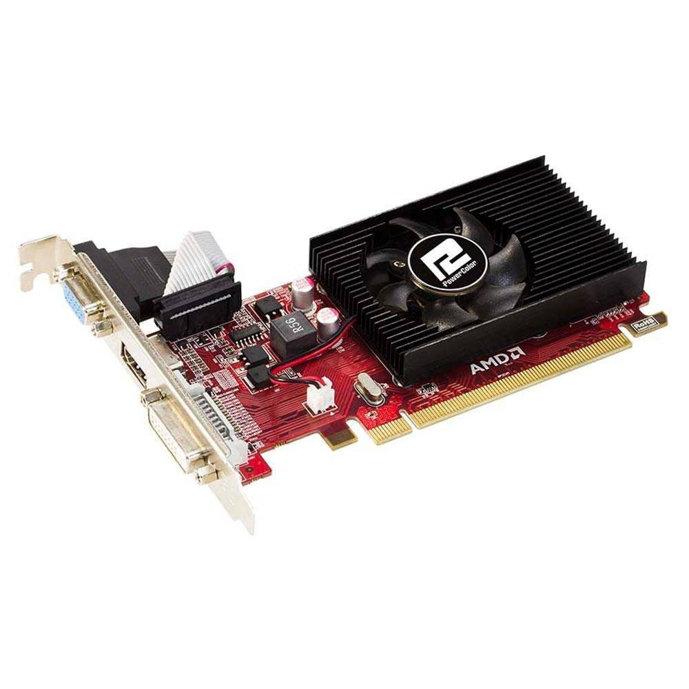 Placa de Vídeo VGA Power Color AMD Radeon R5 230 2GB DDR3 64Bits AXR5 230 2GBK3-LHE Placa de Vídeo VGA Power Color AMD Radeon R5 230 2GB DDR3 64Bits AXR5 230 2GBK3-LHE