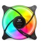 Kit com 3 Ventoinhas Redragon, 120mm, ARGB, Preto - GC-F013