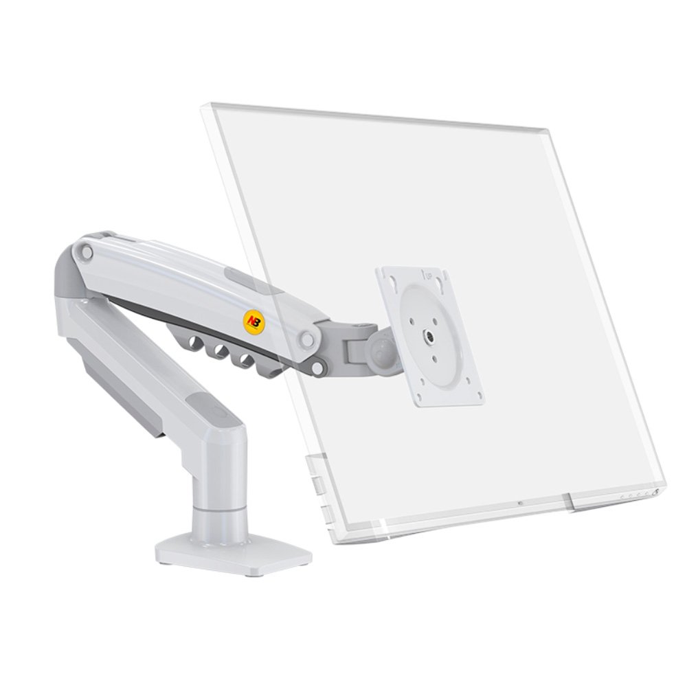 Suporte de Mesa Articulado para Monitor de 17" a 32" North Bayou, Ajustes com Pistão a Gás, Branco - F80-XE NB
