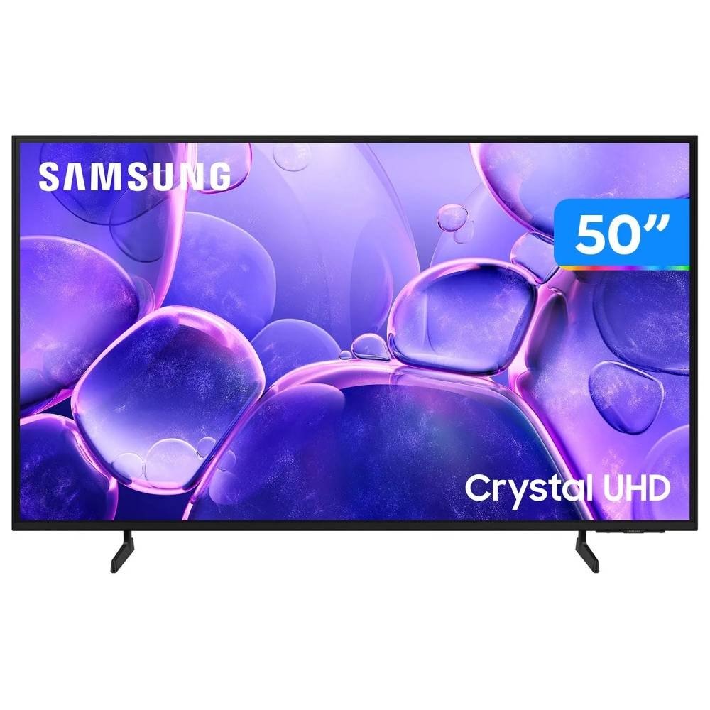 Smart TV 50" Samsung UHD 4K Crystal UHD U8600F UN50U8600FGXZD Tizen Crystal 4K Bixby e Alexa 3 HDMI