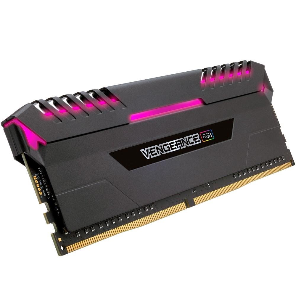Memória Corsair Vengeance RGB, 16GB (2x8GB), 3600MHz, DDR4, CL18