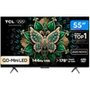 Smart TV 55" TCL 4K UHD MiniLED 55C6K 120Hz Google TV AiPQ Google Assistente 4 HDMI 2 USB