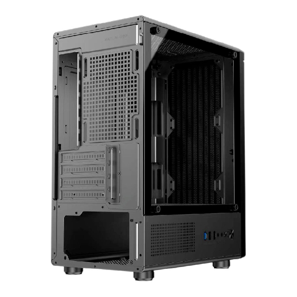 Gabinete Gamer HAYOM GB1726, Mid Tower, Lateral em Vidro, Preto - GB.17.10.26