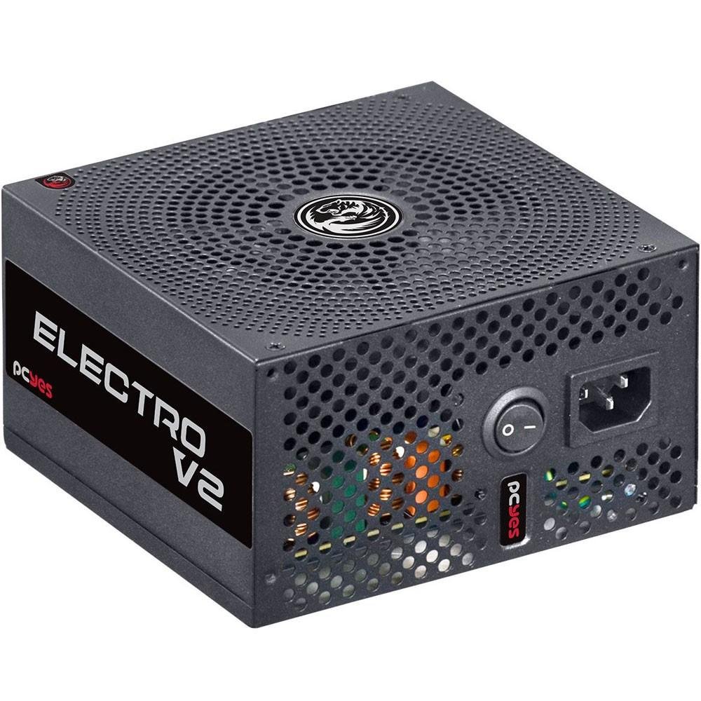 Fonte PcYes ATX 500W Real Electro V2 80 Plus Bronze - ELECV2PTO500W